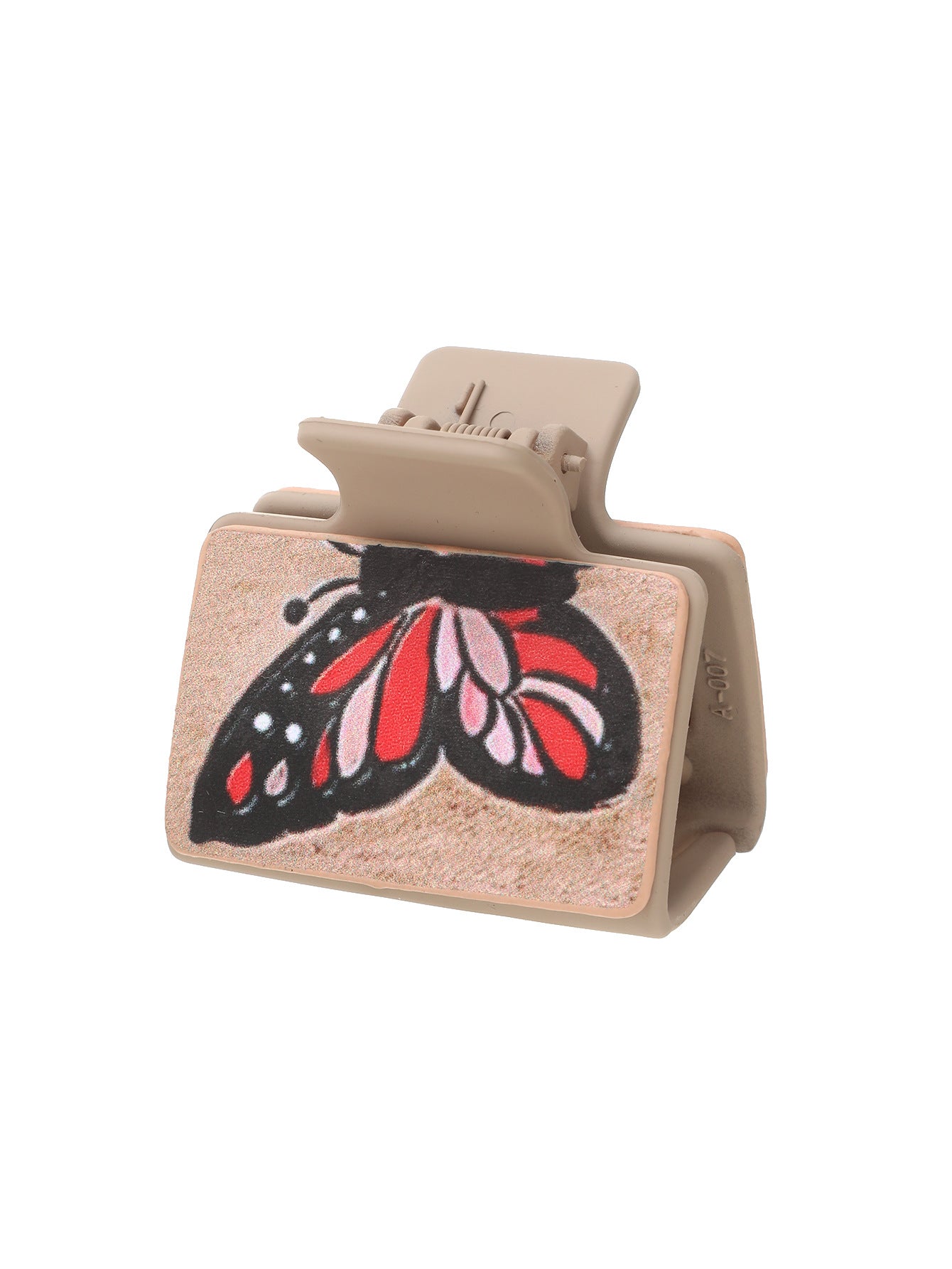 Wholesale Western Style Cactus Butterfly Flower Leather Hairpin Women Shark Clip